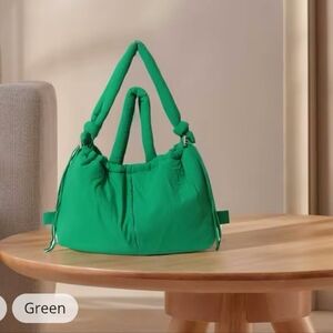 NWOT Adjutable Straps Puffer Tote Bag/ Backpack/ Crossbody, Shoulder Sachel